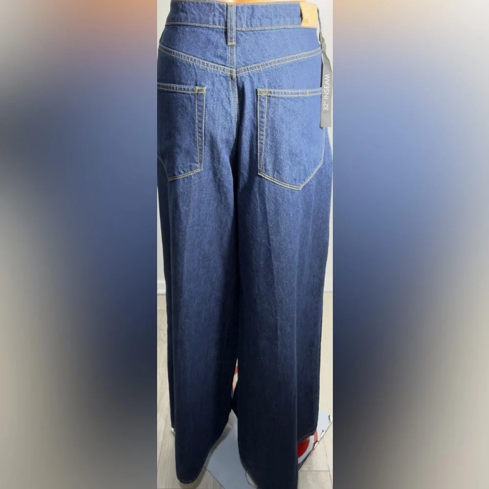 PAIGE Dark Blue Flare Jeans - Picture 5 of 15